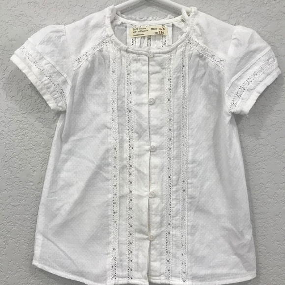 zara cotton tops